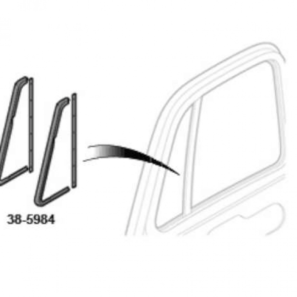 Vent window seal kit Chevrolet GMC 51-55 Vent window seal kit Chevrolet GMC 51-55